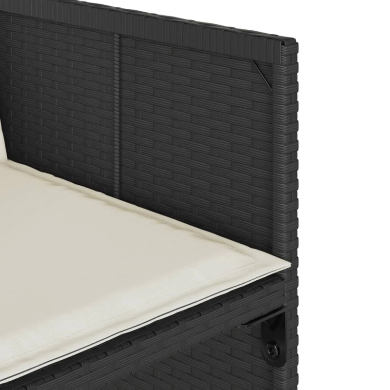 vidaXL 17-daļīgs dārza mēbeļu komplekts ar matračiem, PE rotangpalma