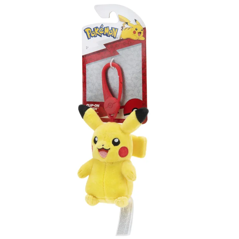 POKEMON W8 Piespraužama plīša rotaļlieta, 8 cm