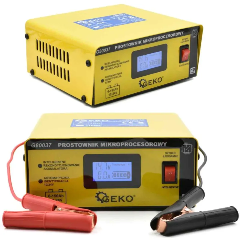 Akumulatoru lādētājs 12V-24V 6-150Ah Geko