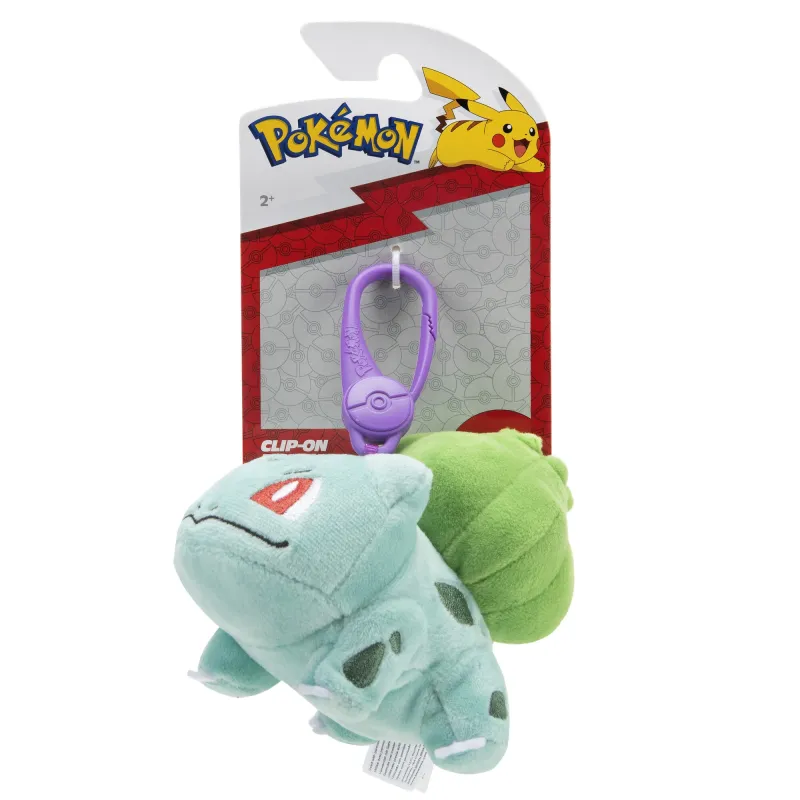 POKEMON W8 Piespraužama plīša rotaļlieta, 8 cm