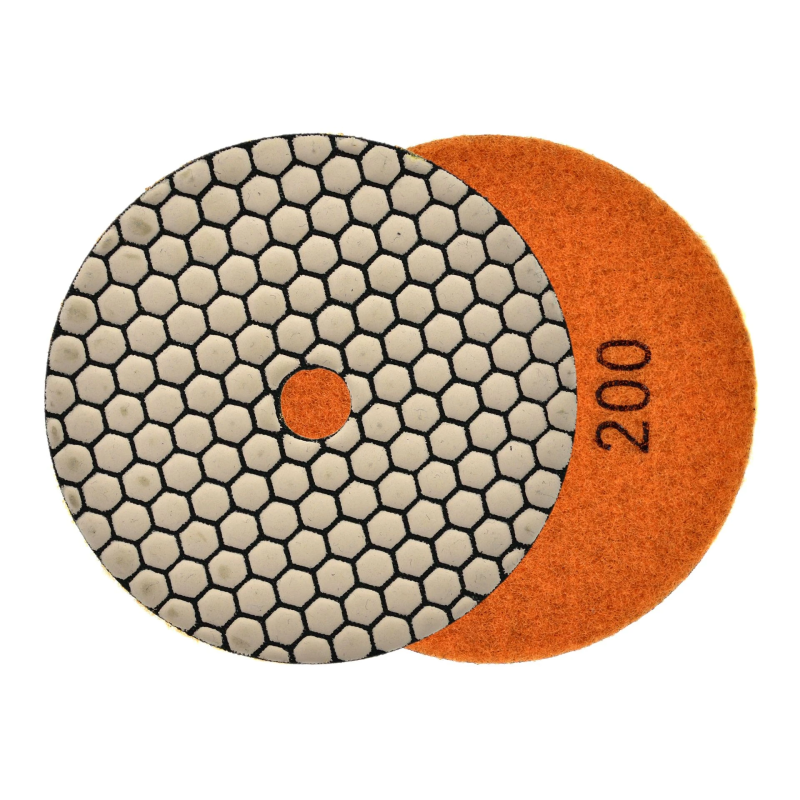 Dimanta disks sausai pulēšanai 125mm 200 keramikai