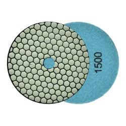 Dimanta disks sausai pulēšanai 125mm 1500 keramikai