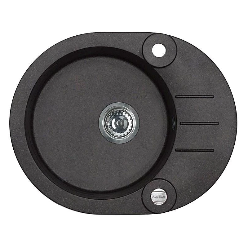 Izlietne + sifons roll40s 1214091 melna