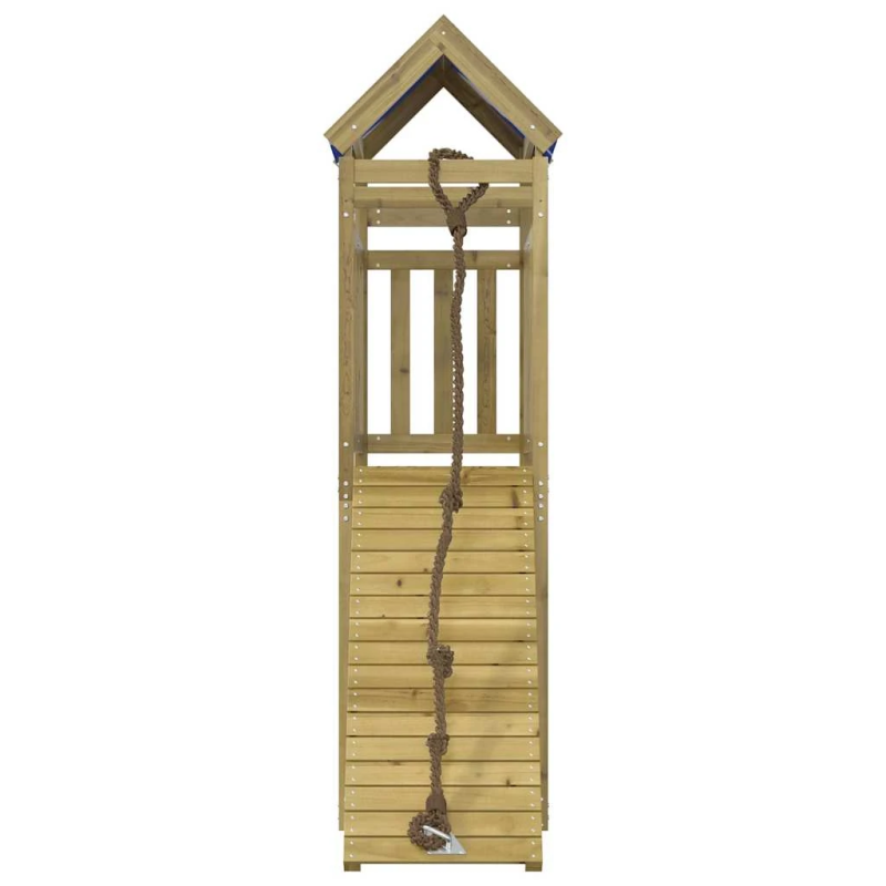 vidaXL āra rotaļu laukums, impregnēts priedes koks