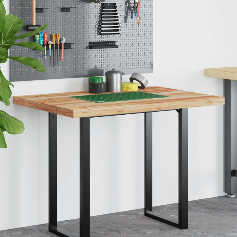 vidaXL rakstāmgalda virsma, 100x70x4 cm, eļļas apdare, akācijas koks