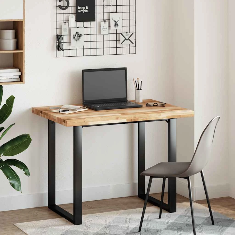 vidaXL rakstāmgalda virsma, 120x70x4 cm, eļļas apdare, akācijas koks