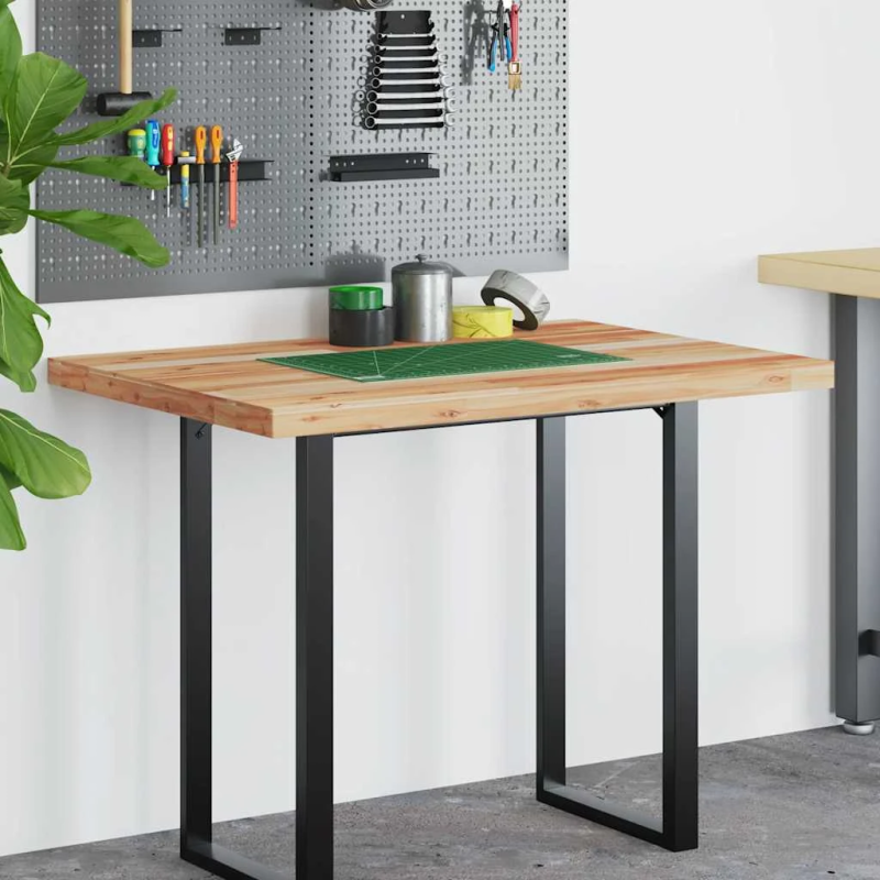 vidaXL rakstāmgalda virsma, 120x70x4 cm, eļļas apdare, akācijas koks