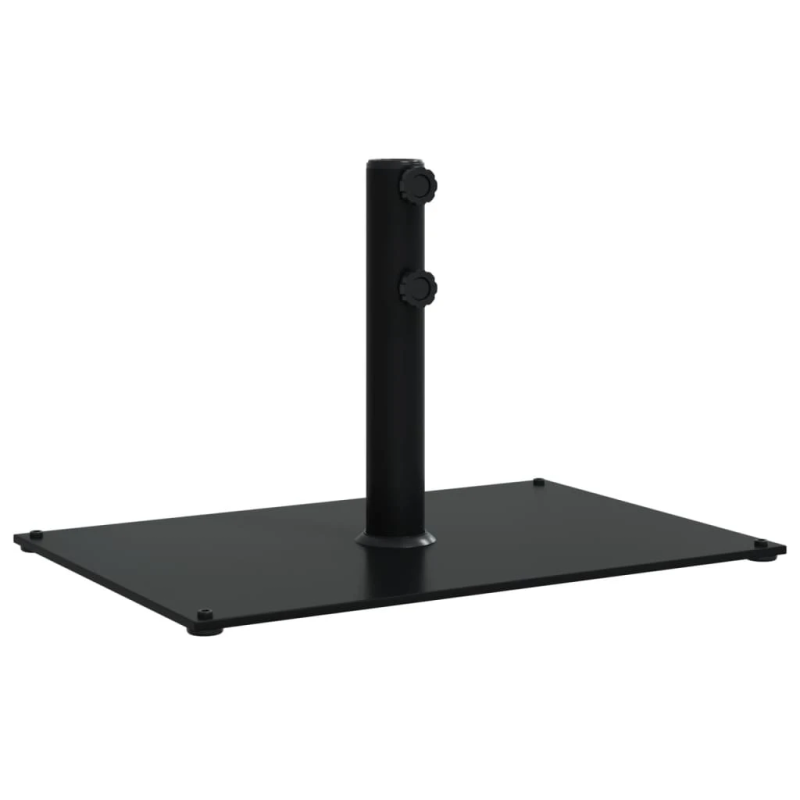 vidaXL saulessarga pamatne, DIA32-38-48 mm kātiem, taisnstūra, 15 kg