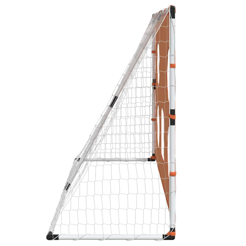 vidaXL bērnu futbola vārti ar mērķēšanas sienu un bumbu, 182x62x118 cm
