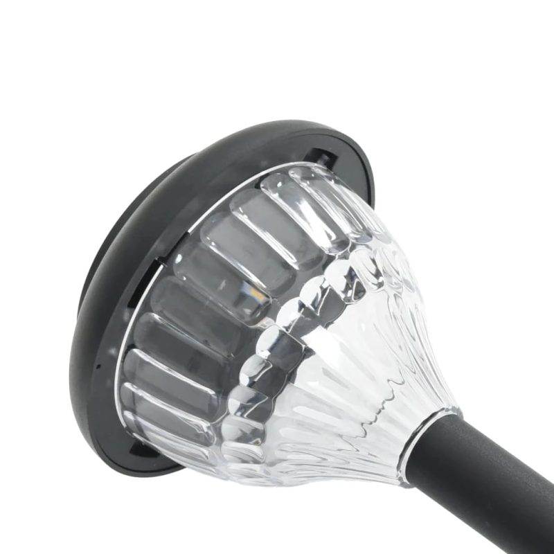 vidaXL solārās ceļa lampas ar mietiņiem, 4 gab., silti baltas un RGB