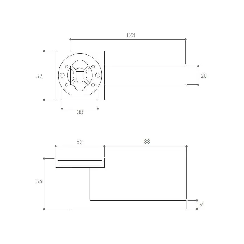 Rokturis, iekštelpām Barcelona, melna krās.