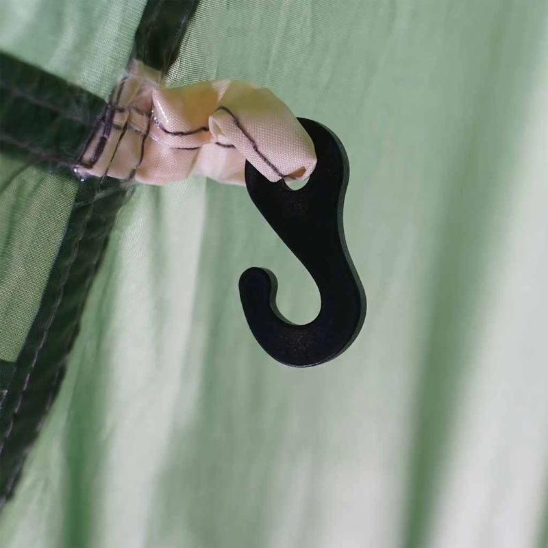 vidaXL kempinga telts, tipi, 5 personām, zaļa, ūdensnecaurlaidīga