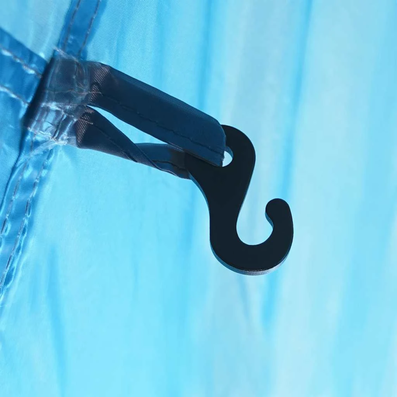 vidaXL kempinga telts, tipi, 5 personām, zila, ūdensnecaurlaidīga