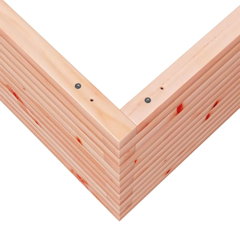 vidaXL dārza puķu kaste, 80x80x45,5 cm, Duglasa egles masīvkoks