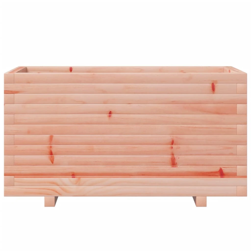 vidaXL dārza puķu kaste, 90x40x49,5 cm, Duglasa egles masīvkoks