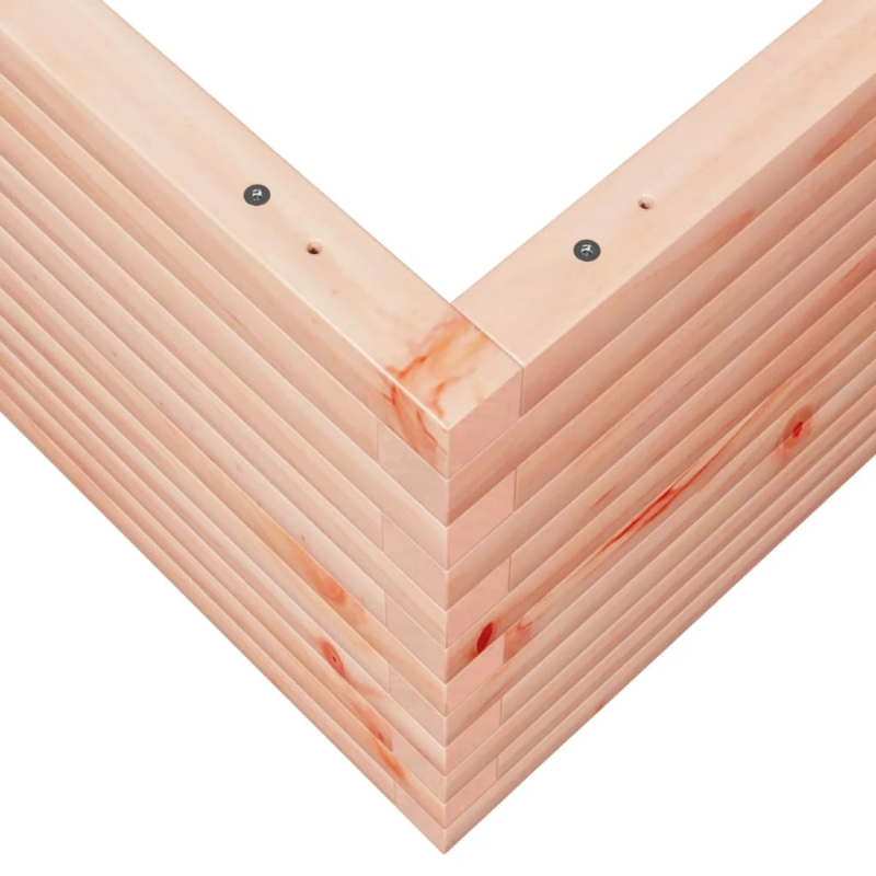 vidaXL dārza puķu kaste, 100x100x46 cm, Duglasa egles masīvkoks