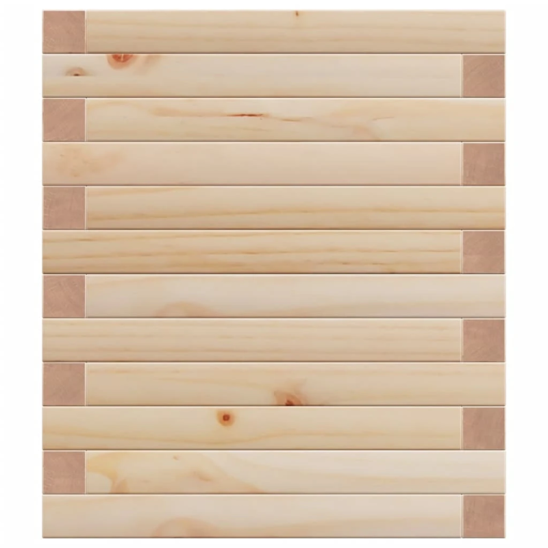 vidaXL dārza puķu kaste, 90x40x46 cm, priedes masīvkoks