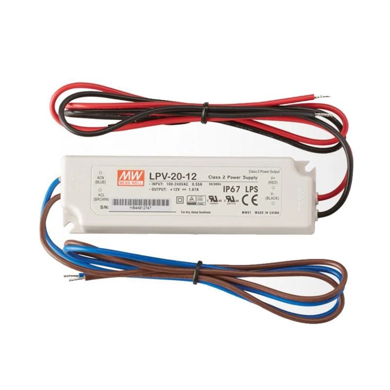 Barošanas avots led 20w 12v 1.67a ip67