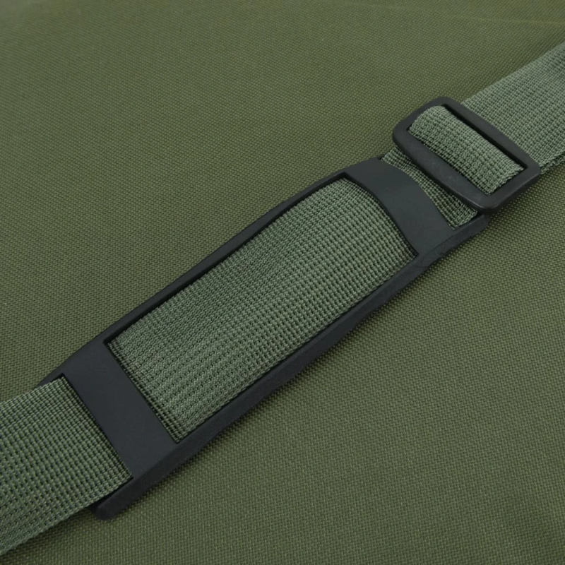 vidaXL makšķerēšanas soma, ūdensizturīga, tumši zaļa, Oksfordas audums