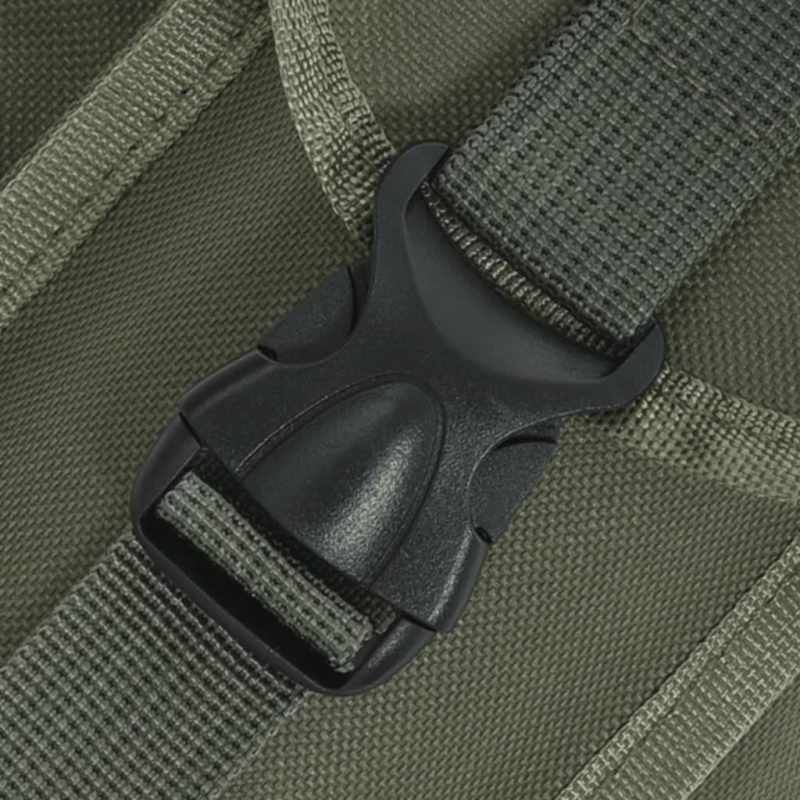 vidaXL makšķeres soma, tumši zaļa, 150 cm, Oksfordas audums