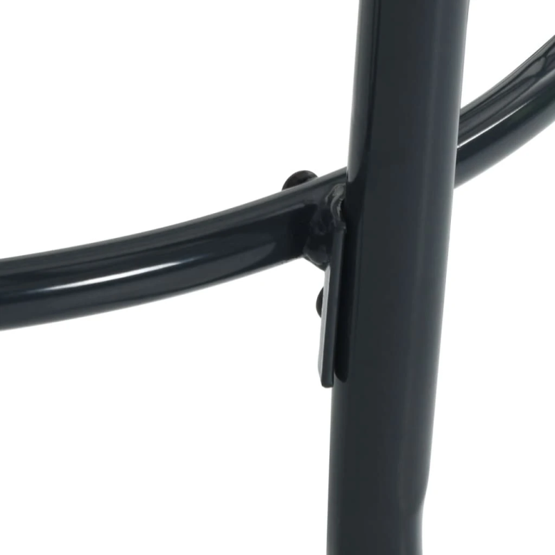 vidaXL galda un krēslu komplekts, 3 gab., antracītpelēks, tērauds