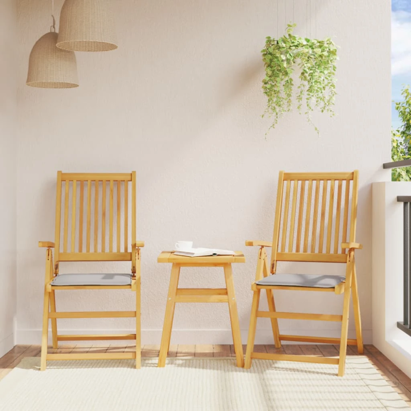 vidaXL dārza sēdekļu paliktņi 6 gb. gaiši pelēks 45x45x2 cm kvadrāta