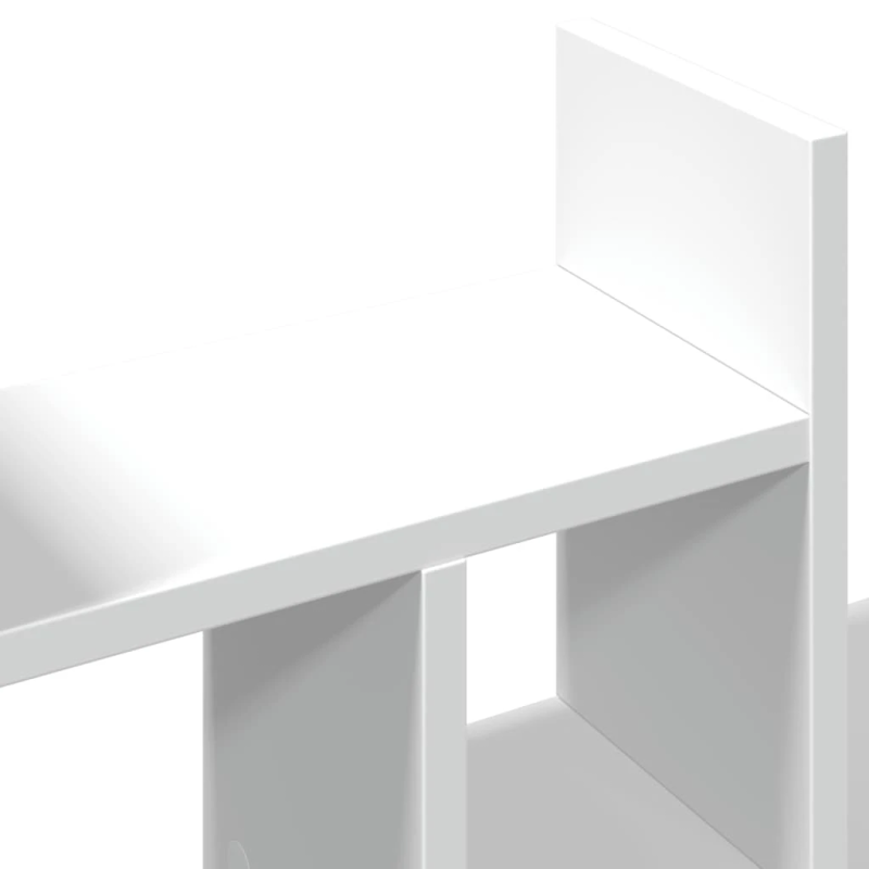 vidaXL rakstāmgalda organizators, balts, 34,5x15,5x35,5 cm, koks