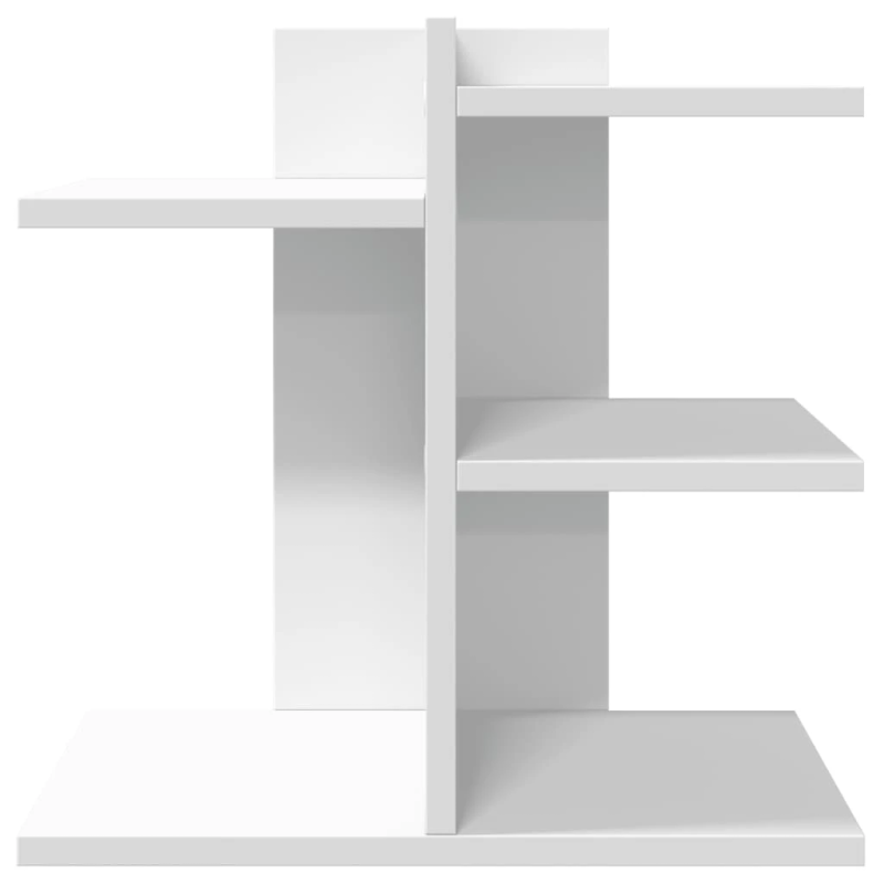 vidaXL rakstāmgalda organizators, balts, 42x21,5x42 cm, koks