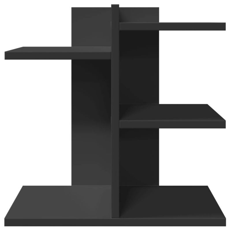 vidaXL rakstāmgalda organizators, melns, 42x21,5x42 cm, koks