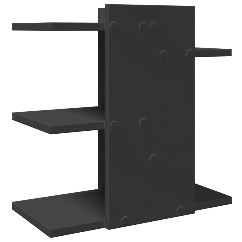 vidaXL rakstāmgalda organizators, melns, 42x21,5x42 cm, koks