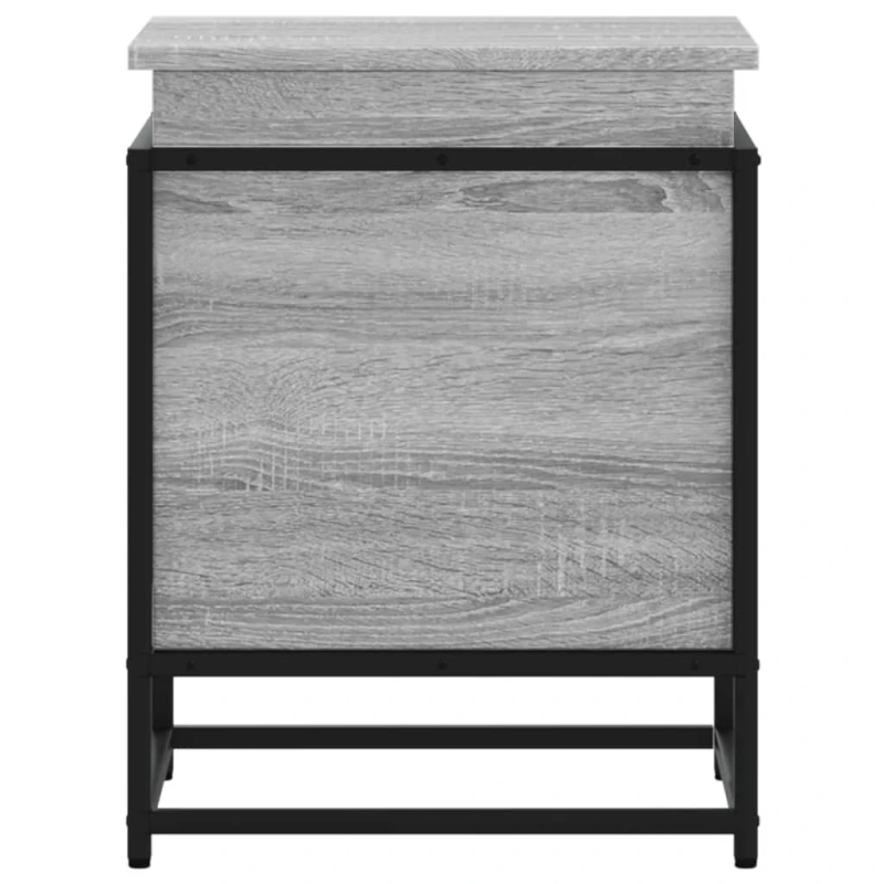 vidaXL uzglabāšanas kaste ar vāku, 40x40x51,5 cm, inženierijas koks