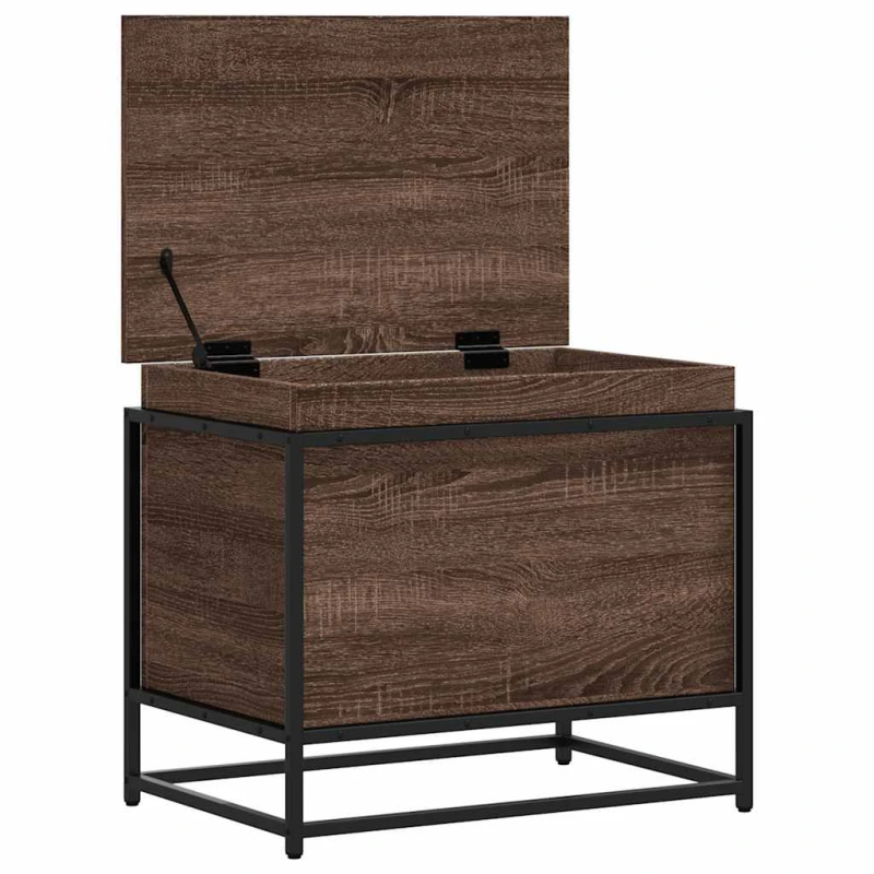 vidaXL uzglabāšanas kaste ar vāku 60x40x51,5 cm inženierijas koks