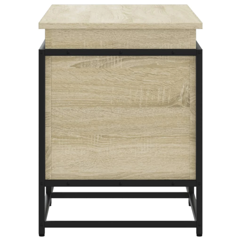 vidaXL uzglabāšanas kaste ar vāku, 100x40x51,5 cm, inženierijas koks