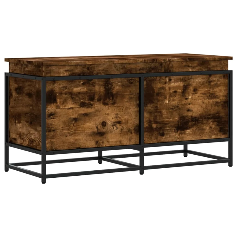 vidaXL uzglabāšanas kaste ar vāku, 100x40x51,5 cm, inženierijas koks