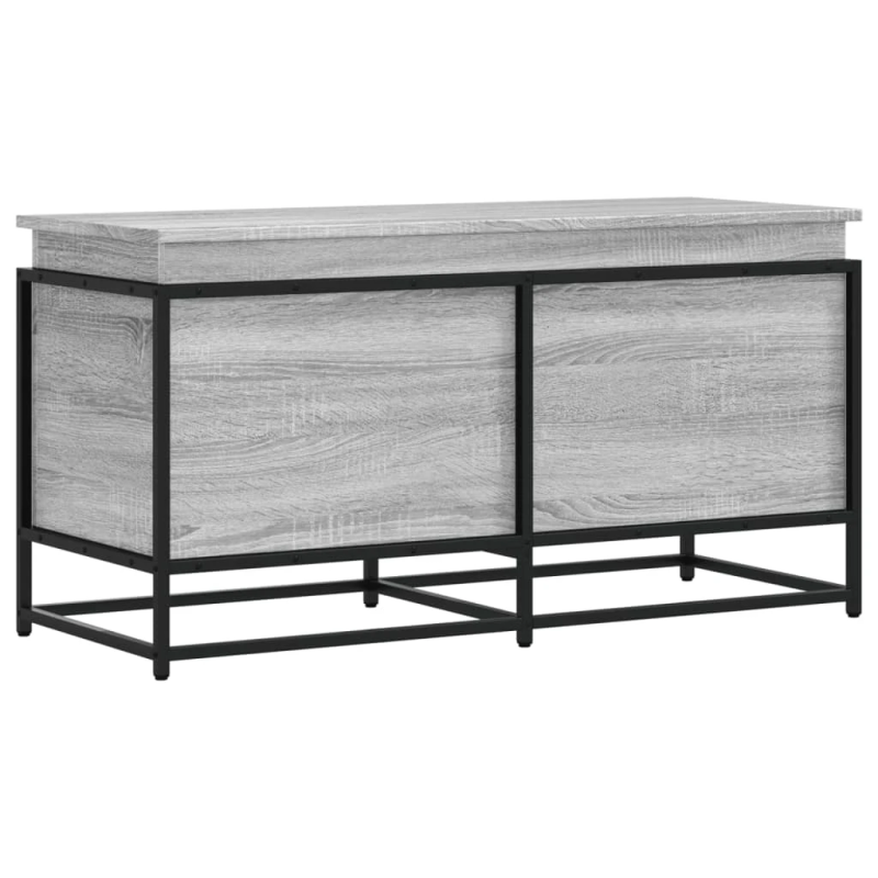 vidaXL uzglabāšanas kaste ar vāku, 100x40x51,5 cm, inženierijas koks