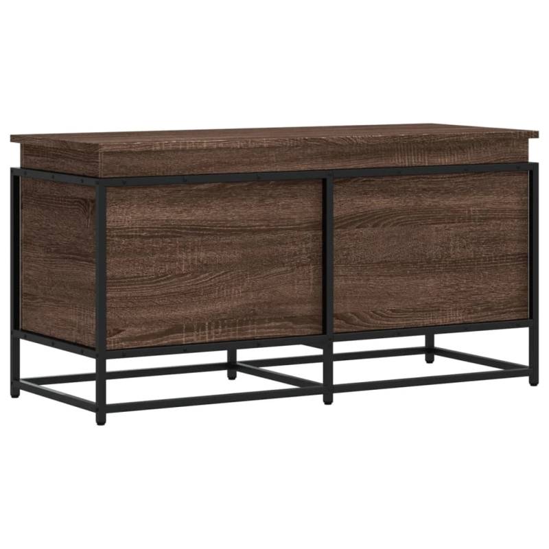 vidaXL uzglabāšanas kaste ar vāku, 100x40x51,5 cm, inženierijas koks