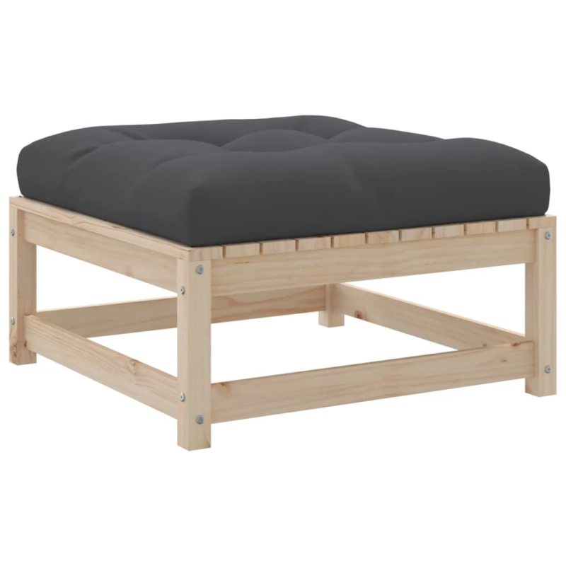 vidaXL 8-daļīgs dārza dīvānu komplekts ar matračiem, priedes koks