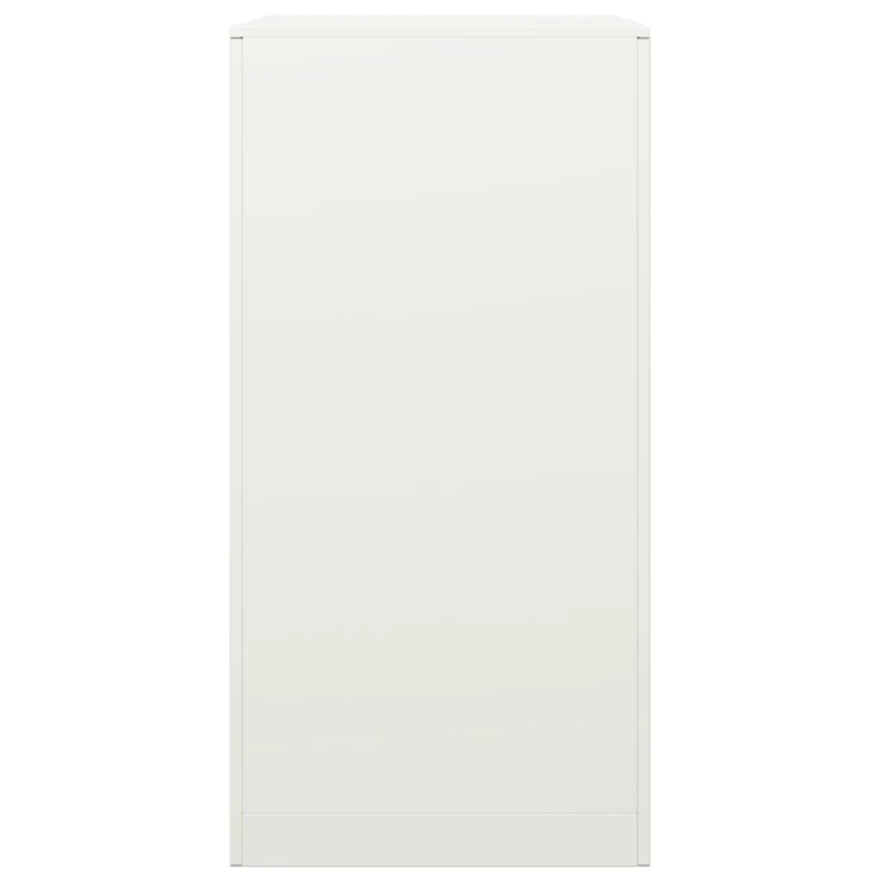 vidaXL malkas uzglabāšanas statīvs, balts, 60x40x80 cm, tērauds