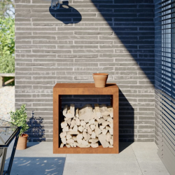 vidaXL Malkas plaukts 60x40x60 cm laikapstākļiem izturīgs tērauds