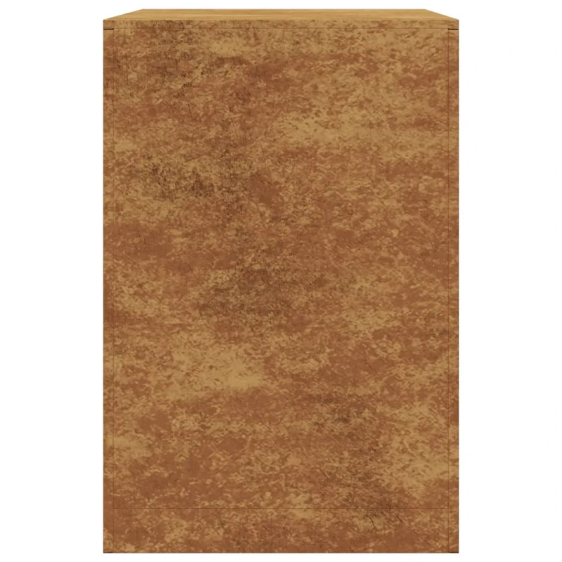 vidaXL Malkas plaukts 60x40x60 cm laikapstākļiem izturīgs tērauds