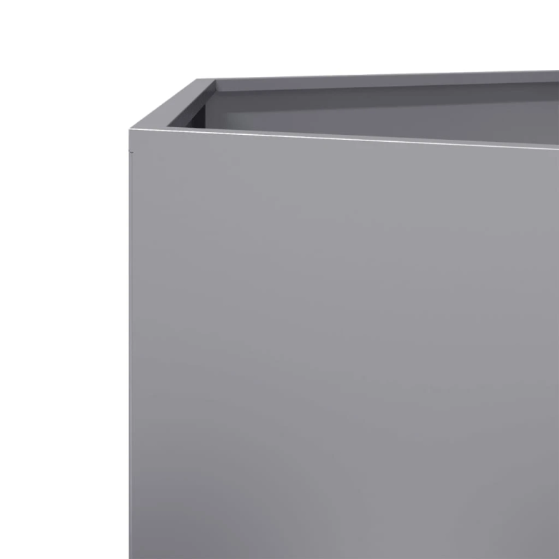 vidaXL dārza puķu kastes, 2gab., sešstūra, 46x40x45cm, cinkots tērauds