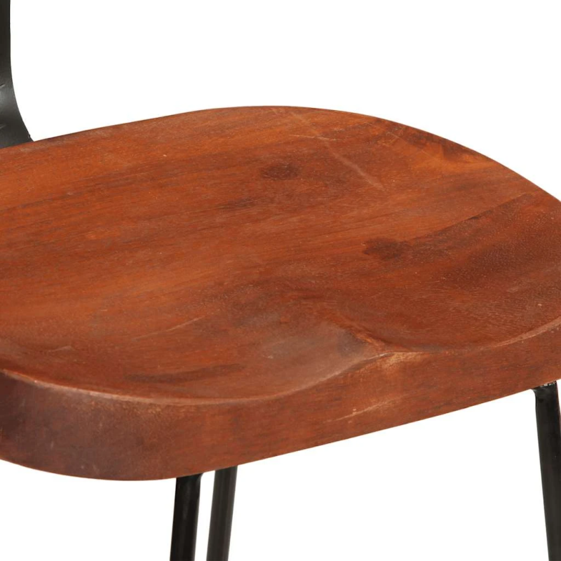 vidaXL bāra krēsli, 2 gab., 49x43x88 cm, mango masīvkoks