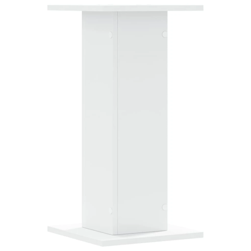 vidaXL skaļruņu statīvi, 2 gab., balti, 30x30x60 cm, inženierijas koks