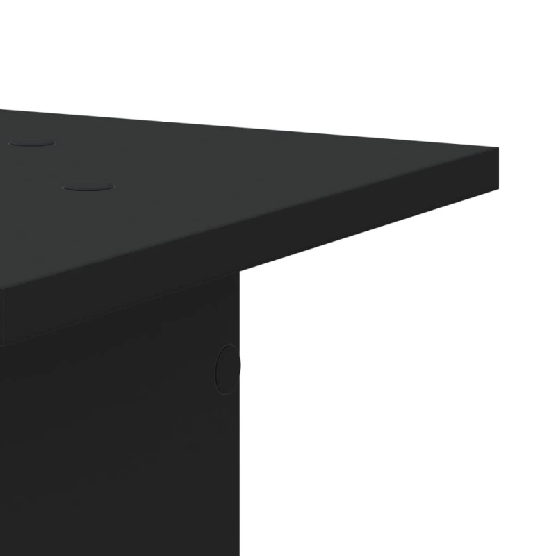 vidaXL skaļruņu statīvi, 2 gab., melni, 30x30x60 cm, inženierijas koks