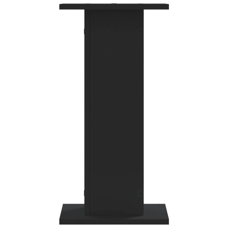 vidaXL skaļruņu statīvi, 2 gab., melni, 30x30x60 cm, inženierijas koks