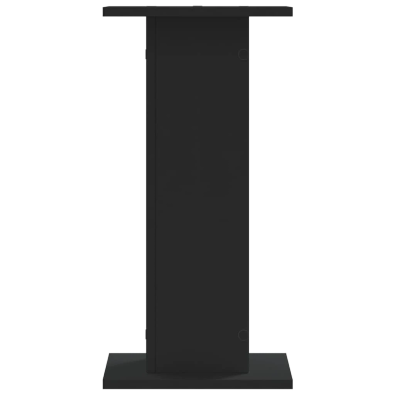 vidaXL skaļruņu statīvi, 2 gab., melni, 30x30x60 cm, inženierijas koks