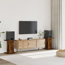 vidaXL skaļruņu statīvi, 2 gab., ozolkoka krāsa, 30x30x60 cm, koks