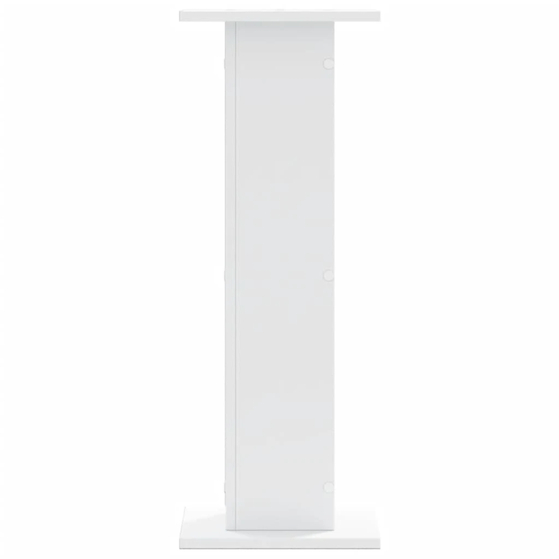 vidaXL skaļruņu statīvi, 2 gab., balti, 30x30x80 cm, inženierijas koks
