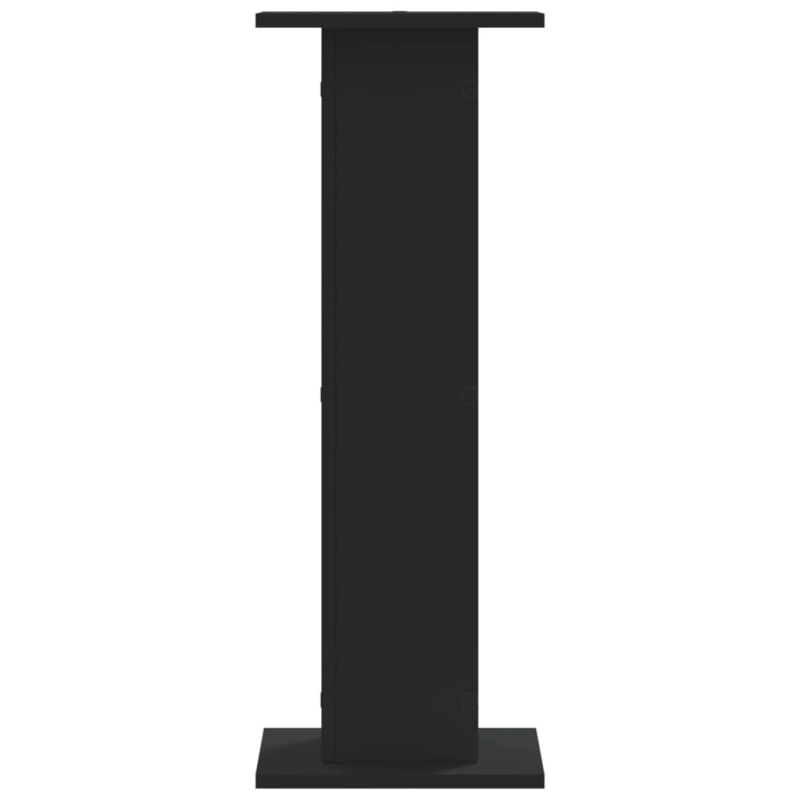 vidaXL skaļruņu statīvi, 2 gab., melni, 30x30x80 cm, inženierijas koks