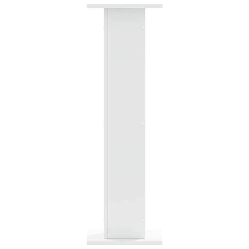 vidaXL skaļruņu statīvi, 2 gab., balti, 30x30x95 cm, inženierijas koks